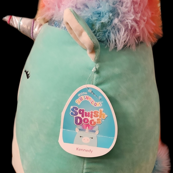 SQUISHMALLOWS KENNEDY THE UNICORN SQUISHDOOS 16" - Picture 4 of 7